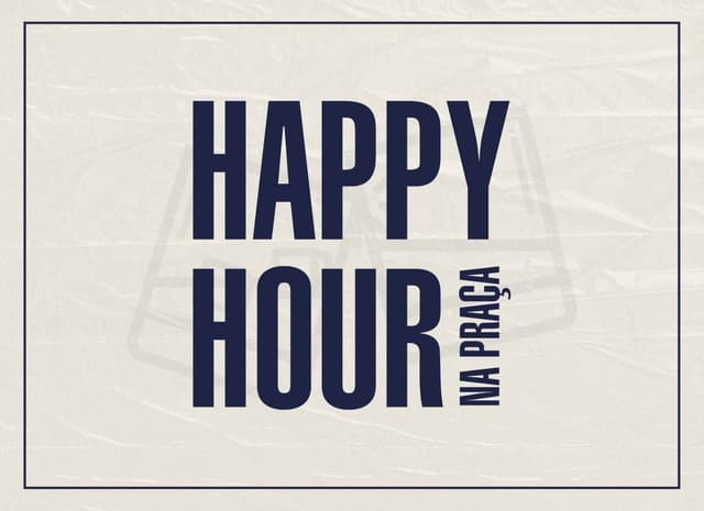 Happy Hour na praça